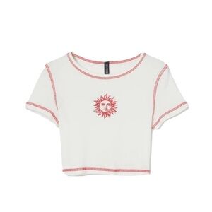 $4 H&M Graphic crop top Size M